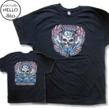 (ホットレザーズ) HOT LEATHERS イベントT メンズ ファッション 半袖 Tシャツ スカルエンジン柄 /rfa069