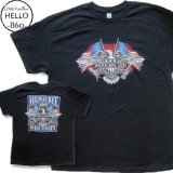 (ホットレザーズ) HOT LEATHERS イベントT メンズ ファッション 半袖 Tシャツ イーグル エンジン柄 /rfa070