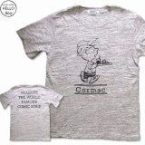 クリックポスト送料無料/ 生産終了 再無 スヌーピー 半袖 Tシャツ メンズ 先染め ネップ ゼブラ コーマック 柄 アメカジ /bia231