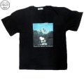 スヌーピー 3L 大きいサイズ メンズ Tシャツ 半袖 薄手 ピクチャー 風景画 柄 / bia410