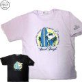 スヌーピー 3L 4L 大きいサイズ メンズ Tシャツ 半袖 薄手 ひび割れ プリント サーフ 柄 / bia413