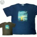 スヌーピー 3L 4L 大きいサイズ メンズ Tシャツ 半袖 ピクチャー 風景画 チャーリーブラウン 柄 薄手 / bia405