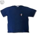 スヌーピー 3L 大きいサイズ メンズ Tシャツ 半袖 薄手 フム 困ったな 柄 刺繍 / bia426