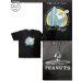 画像3: スヌーピー 3L 4L 大きいサイズ メンズ Tシャツ 半袖 薄手 ひび割れ プリント サーフ 柄 / bia413 (3)