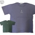 スヌーピー 3L 大きいサイズ メンズ Tシャツ 半袖 薄手 フム 困ったな 柄 刺繍 / bia427