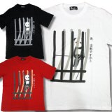 クリックポスト送料無料/ 在庫処分セール アウトレット 再無  PANDA パンダ メンズ 半袖 Tシャツ 日常 柄 薄手 / bia034