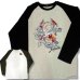 画像1: クリックポスト送料無料/ メンズ 長袖 和風 和柄 龍柄 刺繍 ラグラン袖 ロンT ロング Tシャツ 是空 / bia182 (1)