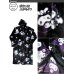 画像3: サンリオ クロミちゃん ふわもこ 着る毛布 総柄 長袖 フード付き メンズ 黒 / bia189 (3)