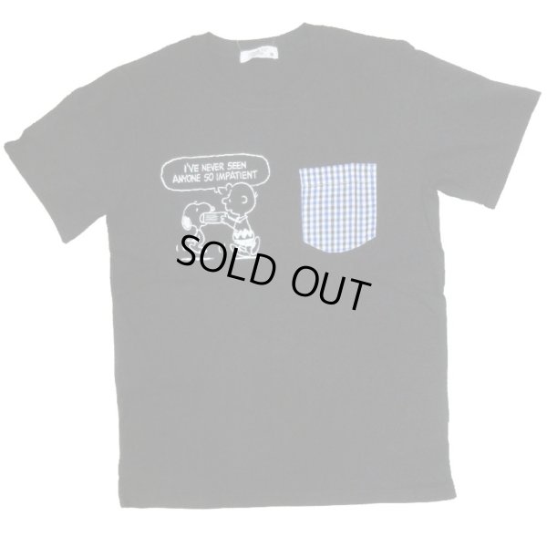 画像2: クリックポスト送料無料/ 生産終了 再無 スヌーピー 3L 4L 5L 大きいサイズ 半袖 Tシャツ メンズ ドット柄 胸ポケット付き アメカジ 再入荷 /bia651