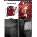 画像6: スカジャン メンズ 中綿 裏ボア サテン 鯉柄 刺繍 和風 和柄 /bia256