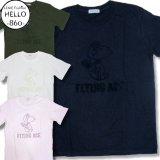 クリックポスト送料無料/ スヌーピー 半袖 Tシャツ メンズ もこもこ サガラ刺繍 キャラ 柄 薄手 アメカジ /bia356