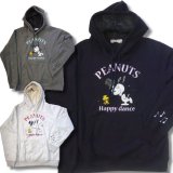 生産終了 再無し スヌーピー メンズ パーカー ハット 紳士 柄 裏ボア 再入荷x3 / bia380