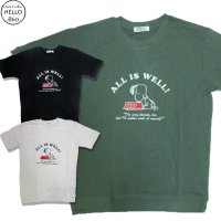 クリックポスト送料無料/ スヌーピー ミニ裏毛 線画刺繍 半袖 トレナー Tシャツ メンズ 杢 スエット キャラ ごはん 柄 薄手 アメカジ /bia385