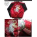 画像4: スカジャン 大きいサイズ メンズ 綿抜き サテン 龍 白虎 桜 柄 リバーシブル 刺繍 和風 和柄 /bia409