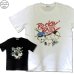 画像1: スヌーピー 半袖 Tシャツ メンズ 天竺 ひび割れプリント ロックンロール ヴォーカル 柄 キャラ 薄手 アメカジ /bia431 (1)