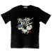 画像2: スヌーピー 半袖 Tシャツ メンズ 天竺 ひび割れプリント ロックンロール ヴォーカル 柄 キャラ 薄手 アメカジ /bia431 (2)