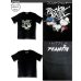 画像3: スヌーピー 半袖 Tシャツ メンズ 天竺 ひび割れプリント ロックンロール ヴォーカル 柄 キャラ 薄手 アメカジ /bia431 (3)