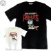 画像1: スヌーピー 半袖 Tシャツ メンズ 天竺 ロックンロール フライングV オラフ ギター 柄 キャラ 薄手 アメカジ /bia432 (1)