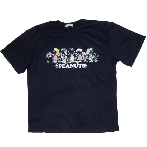 画像1: 訳有 スヌーピー 3L 5L 大きいサイズ メンズ Tシャツ 半袖 薄手 B柄 / bia434-1-B柄