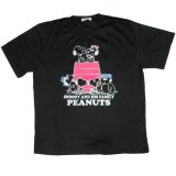 クリックポスト送料無料/ 訳有 スヌーピー 3L 大きいサイズ メンズ Tシャツ 半袖 薄手 E柄 / bia434-3-E柄