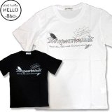 クリックポスト送料無料/ サンリオ ショウバイロック シンガンクリムゾンズ 柄 半袖 Tシャツ アメカジ 薄手 メンズ / bia514