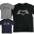 クリックポスト送料無料/ バットマン VS スーパーマン アメカジ Tシャツ メンズ 半袖 総柄 bia525