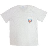 クリックポスト送料無料/ ドラえもん メンズ 半袖 Tシャツ 胸ポケット付き ワッペン 柄 薄手 アニメ キャラ アメカジ / bia635