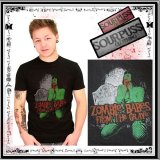 (サワーパス) SOURPUSS ホラーパンク ファッション 大きいサイズ Tシャツ 墓場のゾンビベイベー柄 /rfa101