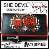 40％OFF (サワーパス) SOURPUSS パンク ウォレット 財布 メンズ レディース チェック柄 / wox035