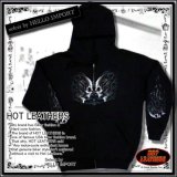(ホットレザーズ) HOT LEATHERS 即納 メンズ 長袖 パーカー 大きいサイズ バイカーファッション 再入荷 /rfa025