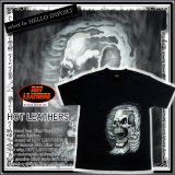 (ホットレザーズ) HOT LEATHERS スカル スナイパー 二丁拳銃柄 メンズ 半袖 Tシャツ 黒 rfa039