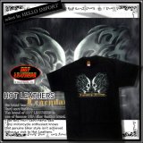 (ホットレザーズ) HOT LEATHERS 髑髏 ダブルフェイス柄 メンズ 服 半袖 Tシャツ rfa051