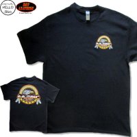 ホットレザーズ イベントT スタージス メンズ 半袖 Tシャツ シールド 鷹 柄 服 黒 クリックポスト送料無料 即納 /rfa117