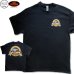 画像1: ホットレザーズ イベントT スタージス メンズ 半袖 Tシャツ シールド 鷹 柄 服 黒 クリックポスト送料無料 即納 /rfa117 (1)