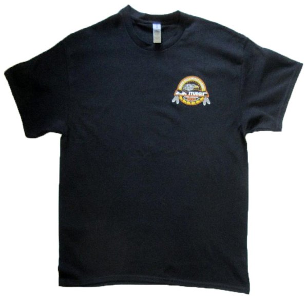 画像2: ホットレザーズ イベントT スタージス メンズ 半袖 Tシャツ シールド 鷹 柄 服 黒 クリックポスト送料無料 即納 /rfa117