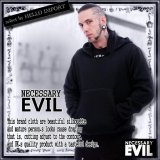 (ネセサリーイヴィル) NECESSARY EVIL ゴシック バッグになる パーカー メンズ 黒 rfa236