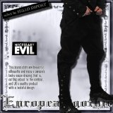 (ネセサリーイヴィル) NECESSARY EVIL ゴシック 服 ボトムス スチームパンク 真鍮色 スナップボタン 黒 rfb015