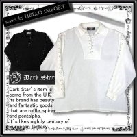 (ダークスター) DARK STAR ゴシック しじら織り 楊柳綿  ドレスシャツ メンズ 大きいサイズ 薄手 服 rfa108