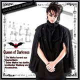 (クイーンオブダークネス) QUEEN OF DARKNESS マント コート おしゃれ心をくすぐる 黒衣の外套 メンズ ゴシック 黒 rfa219