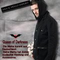(クイーンオブダークネス) QUEEN OF DARKNESS ゴシック メタル ファッション フード付き ジャケット メンズ 服 黒 送料無料 / rfa253