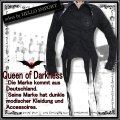 (クイーンオブダークネス) QUEEN OF DARKNESS ゴシック ファッション ドレスシャツ メンズ 服 黒 燕尾 細身 黒 rfa254