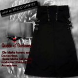 (クイーンオブダークネス) QUEEN OF DARKNESS 超 ロング スカート メンズ ゴシック ファッション エナメル 薄手 男 黒 送料無料 /rfb047