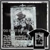 (トゥーファスト) TOO FAST パンク 半袖 Tシャツ メンズ 121212スカル紳士柄 大きいサイズ 黒 XL rfa186