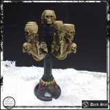 (ダークスター) DARK STAR インテリア雑貨 廃墟スカルのキャンドルホルダー ドクロ 髑髏