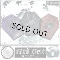 (ダークスター) Dark Star ゴシック 蜘蛛の巣 レース 蜘蛛刺繍柄 コフィン型 パスケース 定期入れ ユニセックス rfo031