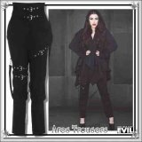 サイズ追加 (ネセサリーイヴィル) NECESSARY EVIL ゴシック＆パンク ボンテージ ハイウェスト カーゴパンツ ズボン ボトム レディース 黒 woj067