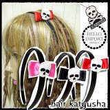 (サワーパス) SOURPUSS 髑髏付きカチューシャ ヘアアクセサリー / won047