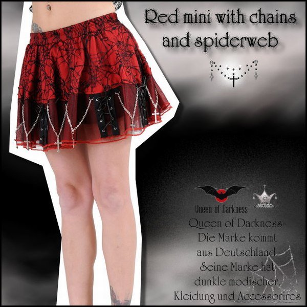 画像1: (クイーンオブダークネス) QUEEN OF DARKNESS 血塗られた世界の赤いスカート