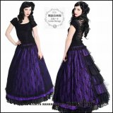 Sinister(シニスター) スチームパンク 堕天使の花嫁 マキシ丈 バッスルスカート 披露宴 パーティー