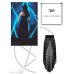 画像4: HP価格 ゴシック 総レースのトレーンオーバースカート ロング丈 ビジュアル系 V系 黒 ブラック 服 ファッション (4)